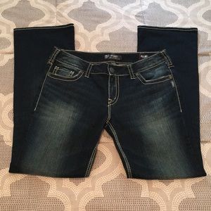 Silver Suki Mid Slim Boot Cut Jeans